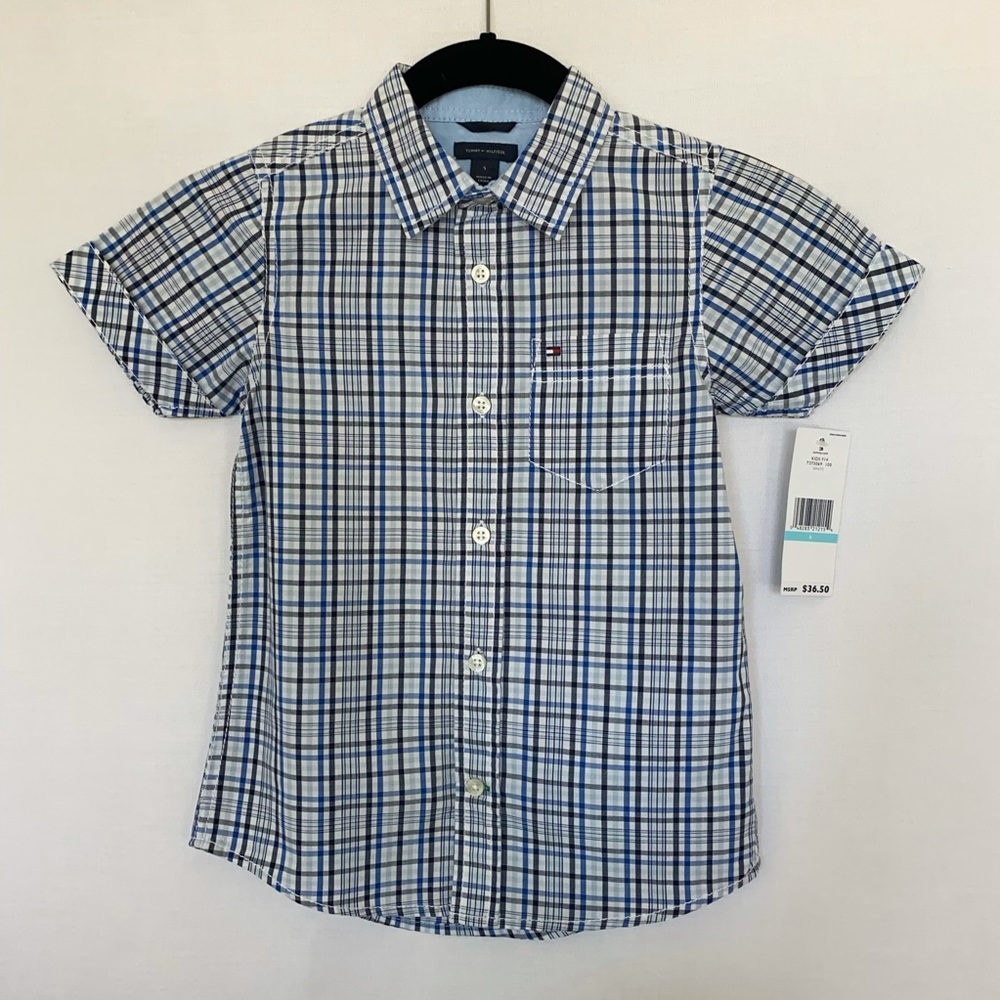 NWT Tommy Hilfiger Button Up Shirt (Boys)